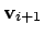 $\displaystyle {\bf v}_{i+1}$