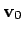 ${\bf v}_0$