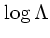 $\log \Lambda$